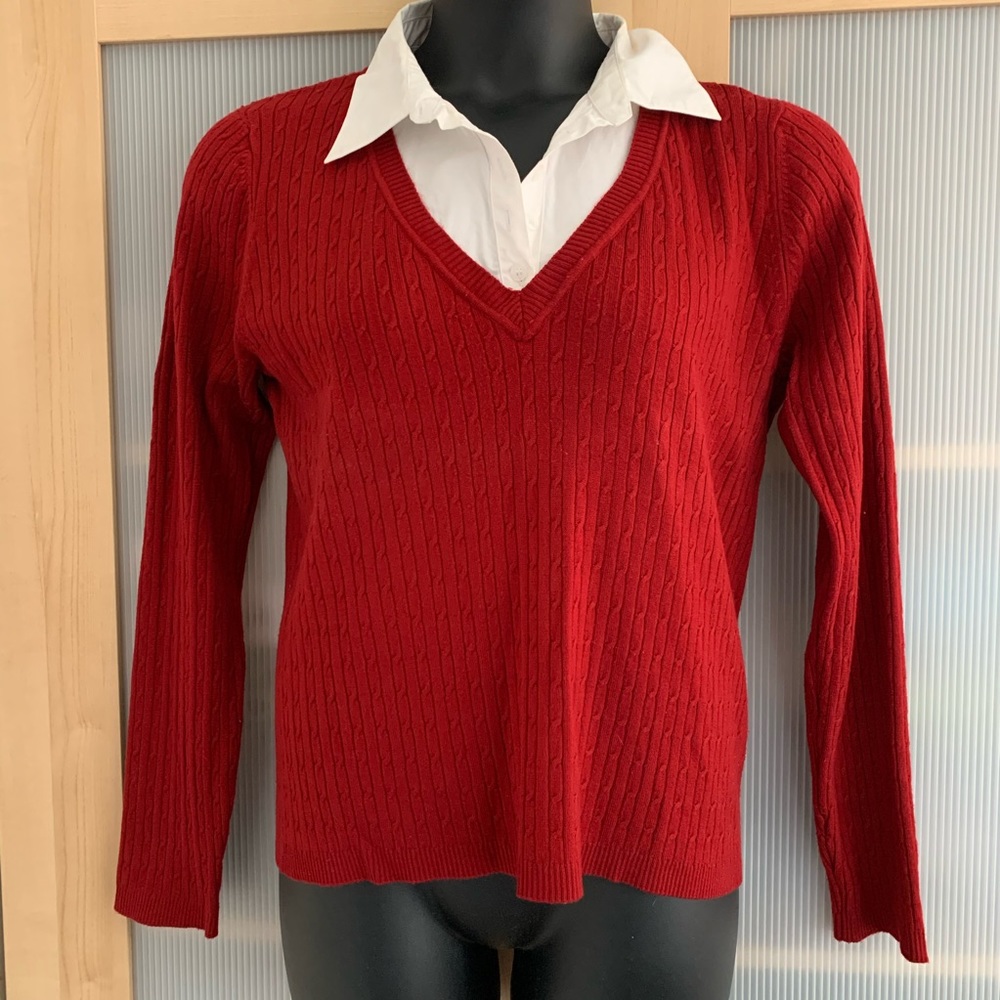 Jason Maxwell Collared Sweater